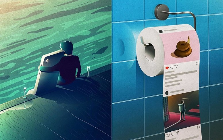 40 Conceptual Vector Style Illustrations