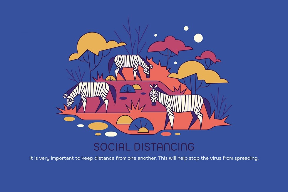 Designer Creates 9 Illustrations With Animals Giving Advice On The Pandemic And Quarantine