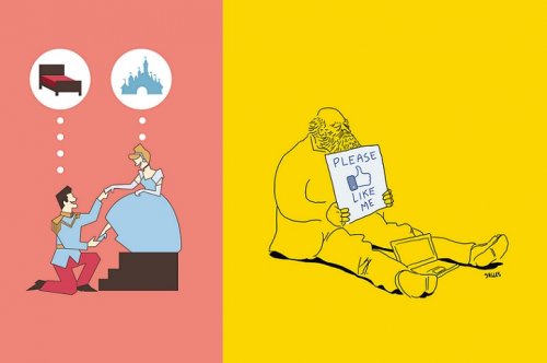 Skepticism Humorously Illustrated by Eduardo Salles 