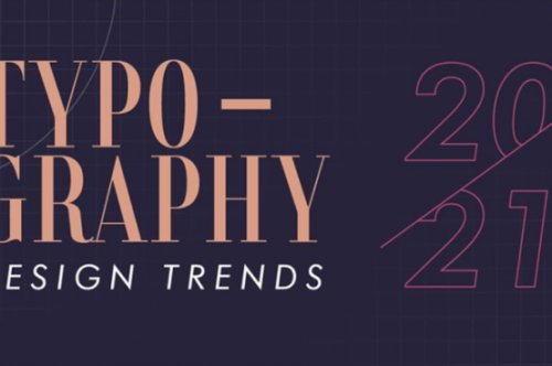Typography Design Trends For 2021[Infographic]