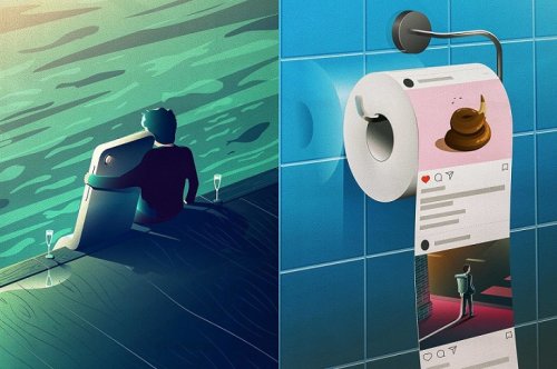 40 Conceptual Vector Style Illustrations