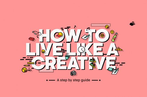 How to Live Like a Creative: Infographic that reveals the daily habits of a modern creative