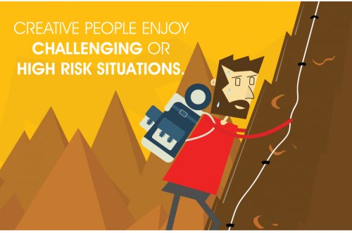 10 Lesser-Known Facts About Creative Thinkers(infogaphic)