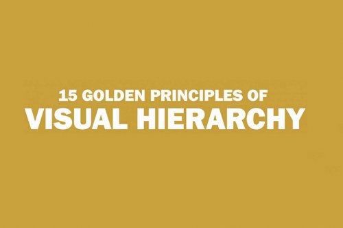 15 Golden Principles of Visual Hierarchy[Infographic]