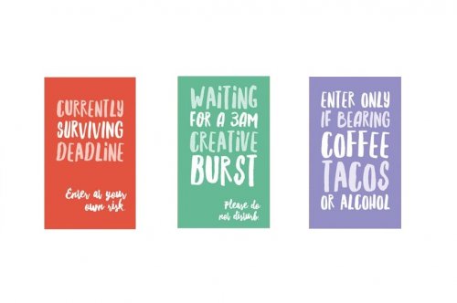 10 Humorous Door Signs Every Designer Needs To Hang Outside His/Her Office