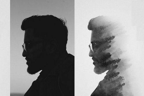 Create a Double Exposure in 74 Seconds with Photoshop