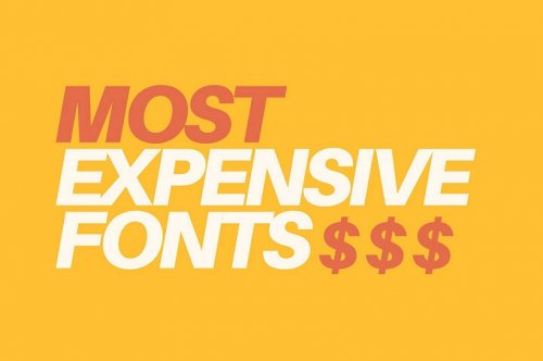 Top 3 MOST EXPENSIVE Fonts Ever Made!