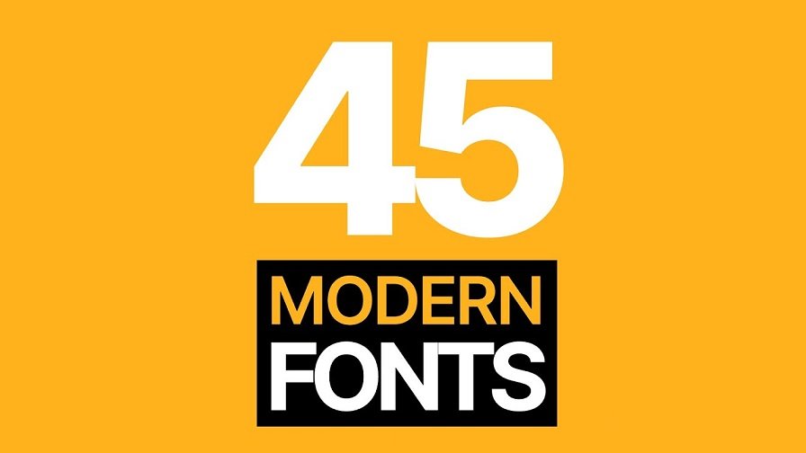 45 Modern Fonts You NEED! (Free Commercial Use)