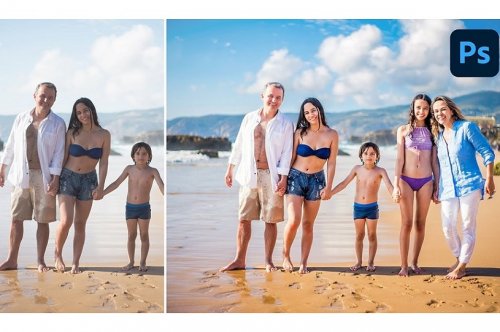 The Best Way to Edit Vacation Photos FAST! - Photoshop Tutorial