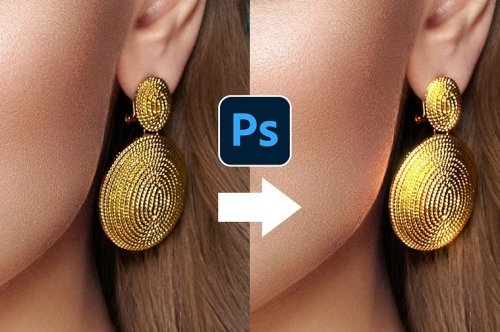 Add Shine to Jewellery with "Color Dodge" in Photoshop!