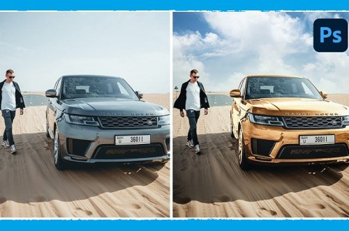 Turn Any Metal to GOLD with Photoshop!