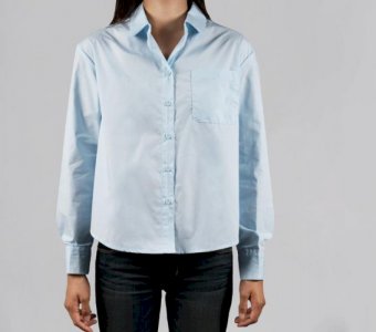 Light blue women shirt