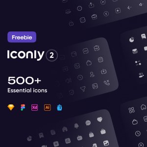 Iconly 2 - Essential icons