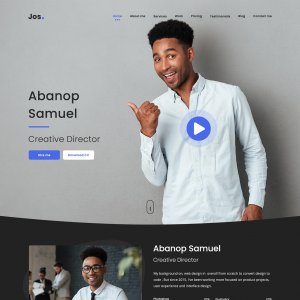 JOS Creative Portfolio PSD Template