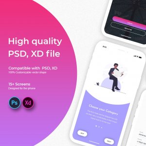 Newsy News Mobile App UI Kit