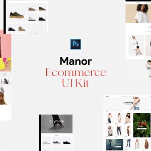 Fashion and accessories online store - PSD template