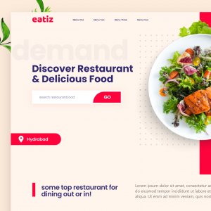 Restaurant Landing page