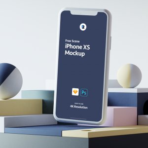 iPhone XS Scene Mockup