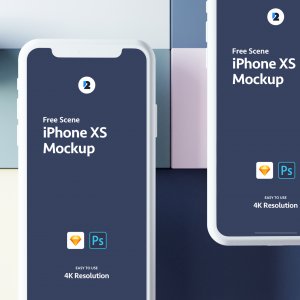 iPhone XS Scene Mockup