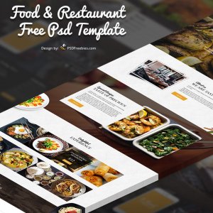 Food & Restaurant PSD Template