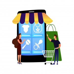 Shopping illustration