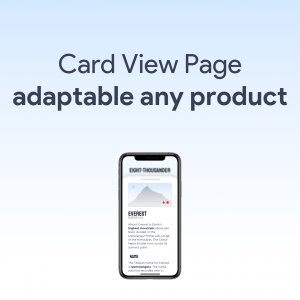List and Card View UI Kit with Eight-thousander