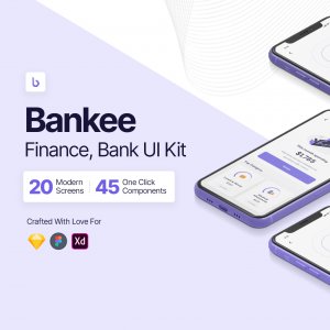 Bankee Finance & Wallet UI Kit