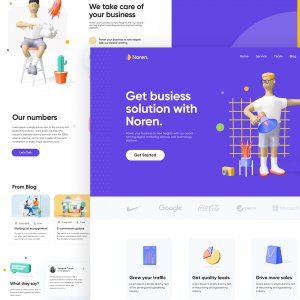 Noren Landing page