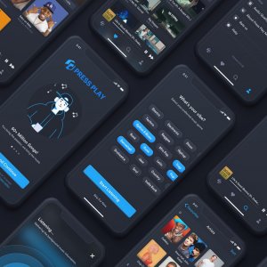 Music Streaming App UI KIt