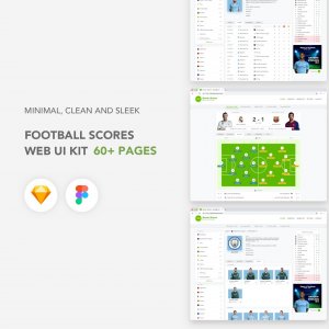 Soccer Scores - Football Scores Web UI Kit