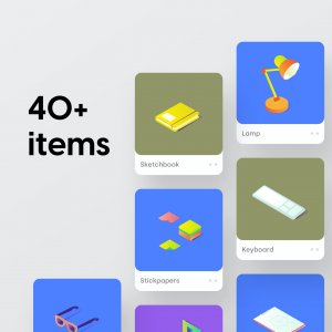 Free Isometric illustrations