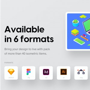 Free Isometric illustrations