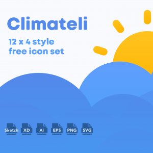 Climateli weather icon set