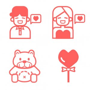 Valentines Day Icons