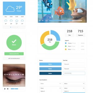 Crisp Light UI Kit