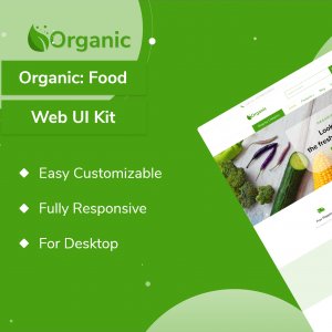 Organic Food Web UI Kit