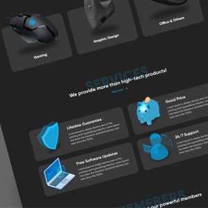 Techgear Landingpage