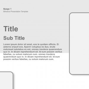Behance Presentation Template