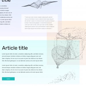Modern n Clean Landing Pages UI
