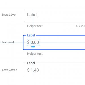Material Design 2 - Text Fields
