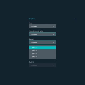 Dark UI Kit