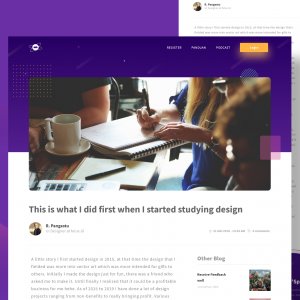 Dspace - landing page template