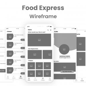 Food Express Wireframe