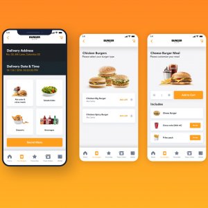 Burger City UI kit