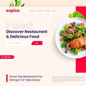 Restaurant Web Landing Page