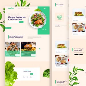 Restaurant Web Landing Page