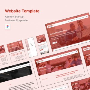 Deutsche - Agency & Portfolio, Business Corporate Bootstrap Template