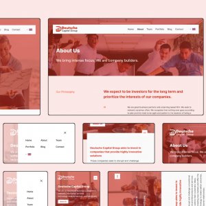 Deutsche - Agency & Portfolio, Business Corporate Bootstrap Template