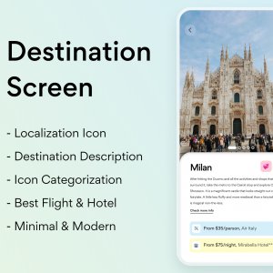 Travel App FREE UI Kit