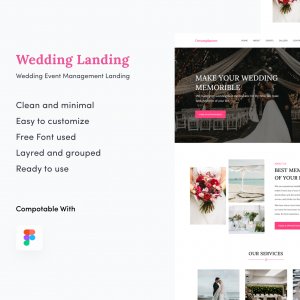 Wedding Event Landing Page